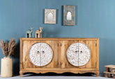 Indian Solid Wood Hand Carved Sideboard